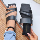 Sandalia Plana Colores Vibrantes para Dama