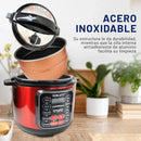 Olla a Presión Multifuncional en Acero Inoxidable con Pantalla LED