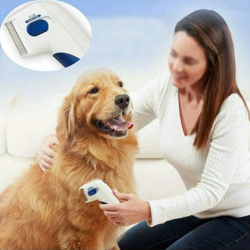 Peine Eléctrico Removedor de Pulgas para Mascotas Flear Doctor