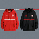 Buzo Unisex Logos Bordados en Tela Monarca - Estilo Urbano