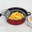 Set de Cocina Multifuncional 3 en 1: Vapor, Hervor y Fritura