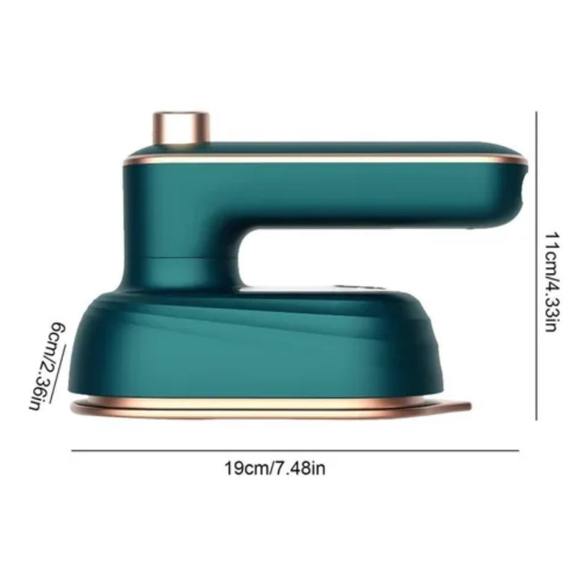 Mini Plancha Viajera Portátil con Diseño Ajustable y Suela de Titanio