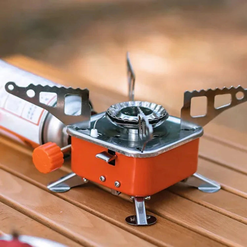 Estufa de Gas Butano Portátil K202 – Compacta y Plegable