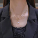 Collar de Perlas Ako en Acero Inoxidable para Mujeres Elegantes