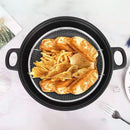 Set de Cocina Multifuncional 3 en 1: Vapor, Hervor y Fritura