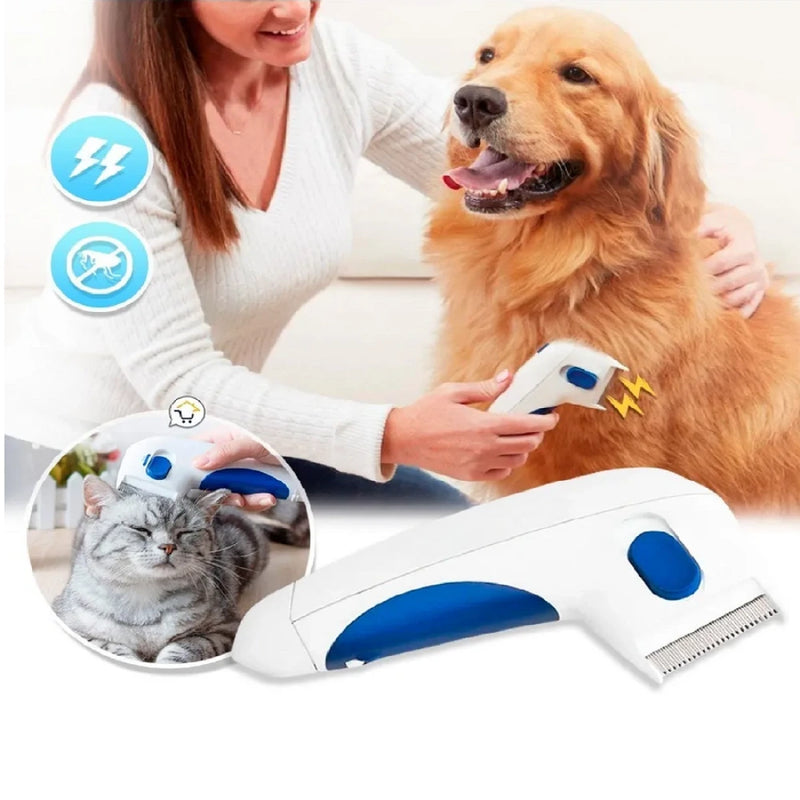 Peine Eléctrico Removedor de Pulgas para Mascotas Flear Doctor
