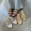 Sandalia Plana - Elegancia y Confort en Tus Pasos