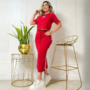 Conjunto Sesgo Falda en Lycra Algodón - Comodidad y Estilo