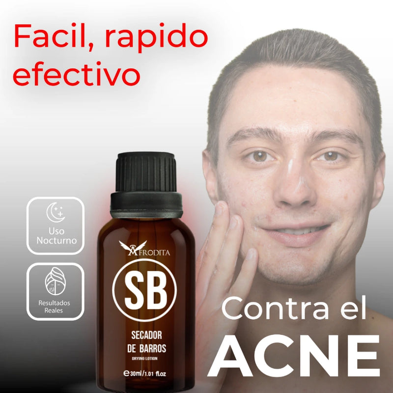 Serum Secador de Barros con Protección UV y Zinc Oxide