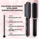 Combo Cepillo Plancha 2en1 + Cepillo Secador 3en1 para Cabello