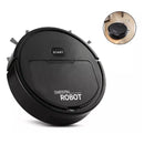 Robot Aspiradora y Trapeador Recargable USB en Negro