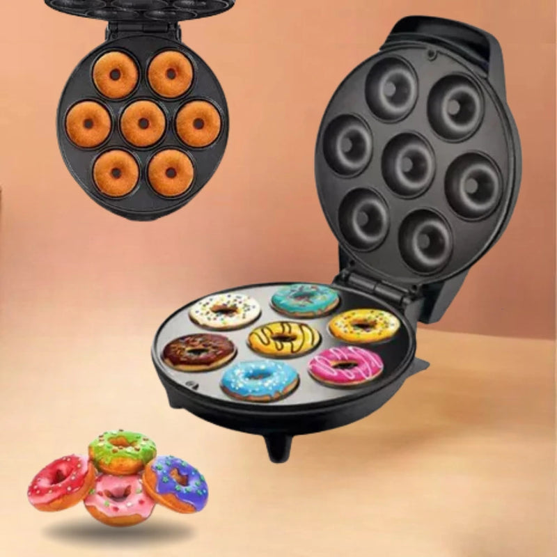 Mini Donera Mágica: Crea 7 Donas Simultáneamente en Minutos