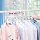 Gancho 8 en 1 Plegable para Máxima Organización de Ropa