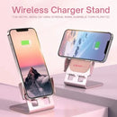 Cargador Inalámbrico de Aluminio 15W con Soporte Ajustable