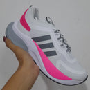 Tenis Adidas Bounce Blanco Rosa para Dama - Amortiguación Superior