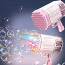 Pistola de Burbujas Bazooka para Niños con 32 Agujeros