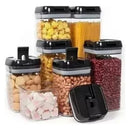 Kit Organizadores Herméticos 7 Piezas con Tapa de Traba