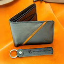 Billetera Casual en Cuero 100% - Varios Colores Disponibles