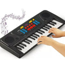 Piano Organeta Portátil 37 Teclas con Micrófono para Niños