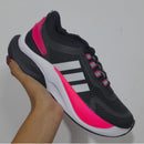 Tenis Adidas Bounce para Dama en Negro y Rosa - Estilo y Confort