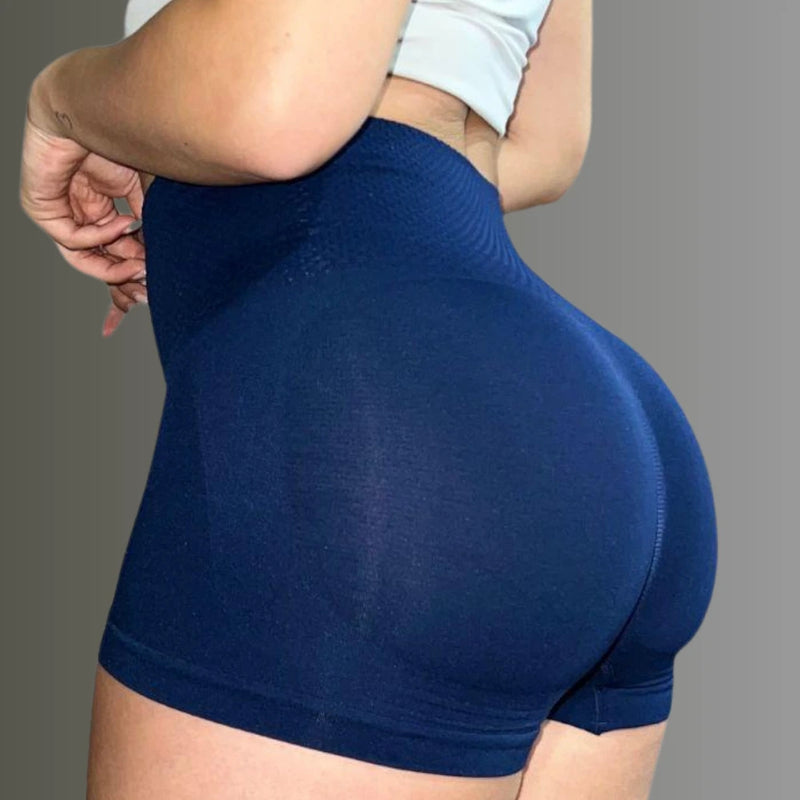 Panty Levantacola con Faja Reductora Azul Oscuro L-XL