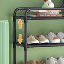 Organizador de Zapatos de 4 Niveles, Estructura Metálica