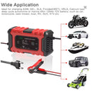 Cargador Inteligente de Batería 12V 6A con Protección Avanzada