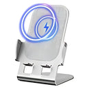 Cargador Inalámbrico de Aluminio 15W con Soporte Ajustable