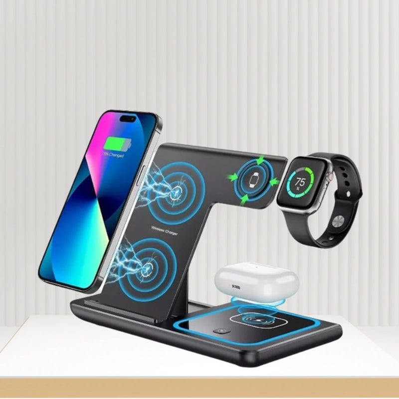 Estación de Carga Inalámbrica x455 para Dispositivos Apple