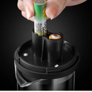 Espumador Batidor de Leche Eléctrico Portátil Con Taza De Vidrio - Bebidas Cremosas al Instante