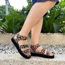 Sandalia Print Elegante y Versátil para Mujer