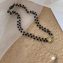 Collar Gargantilla de Acero Inoxidable con Cristales Elegantes