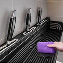 Estante Organizador de Cocina Montado en Pared, Negro Mate