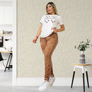 Conjunto Deportivo en Tela Burda y Piel de Durazno