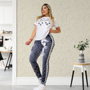 Conjunto Deportivo en Tela Burda y Piel de Durazno