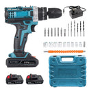 Taladro Percutor Inalámbrico 12V con Kit Completo de Herramientas