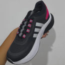 Tenis Adidas Bounce para Dama en Negro y Rosa - Estilo y Confort
