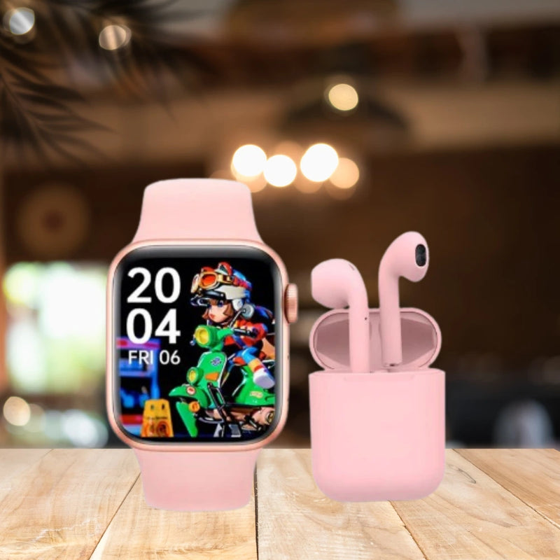 Combo Reloj Inteligente T500 Plus y Audífonos InPods 12