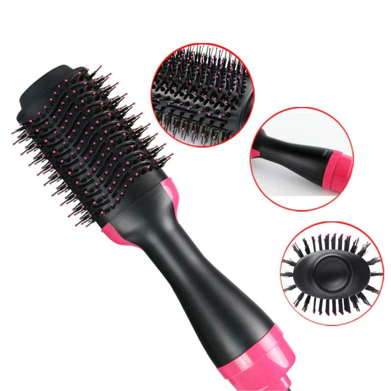 Combo Cepillo Plancha 2en1 + Cepillo Secador 3en1 para Cabello