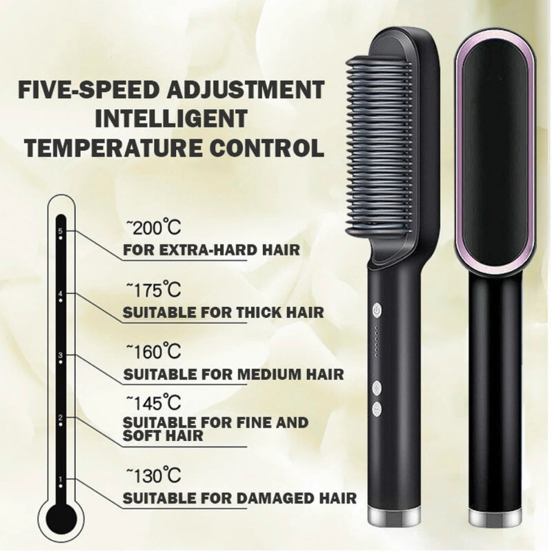 Cepillo Alisador Iónico 3 en 1 para Cabello
