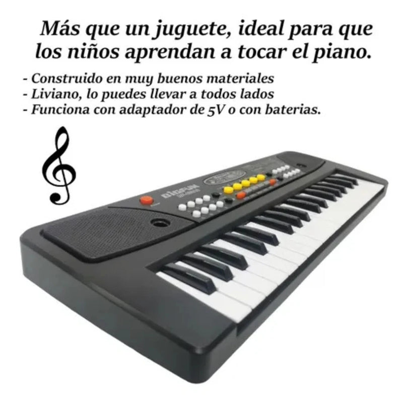 Piano Karaoke Negro para Niños: Diversión y Aprendizaje Musical