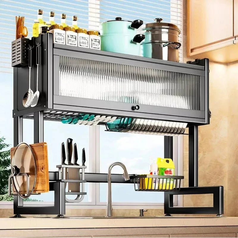 Escurridor Prime 85CM con Tapa y Gabinete para Cocina