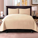 Colcha Bicolor Reversible en Microfibra Acolchada para Todas las Camas