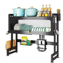 Escurridor de Platos con Almacenamiento para Armario 85cm