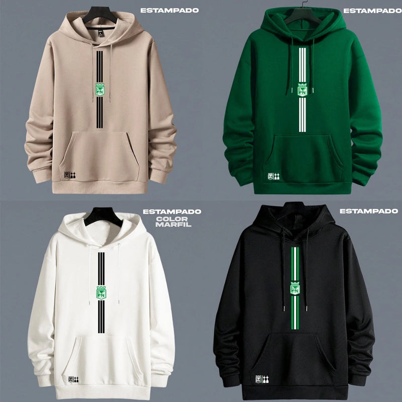 Buzo Atlético Nacional Unisex con Estampado Durable