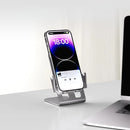 Cargador Inalámbrico de Aluminio 15W con Soporte Ajustable