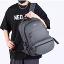 Combo de Morral y Canguro Negro en Tela Oxford Antifluido