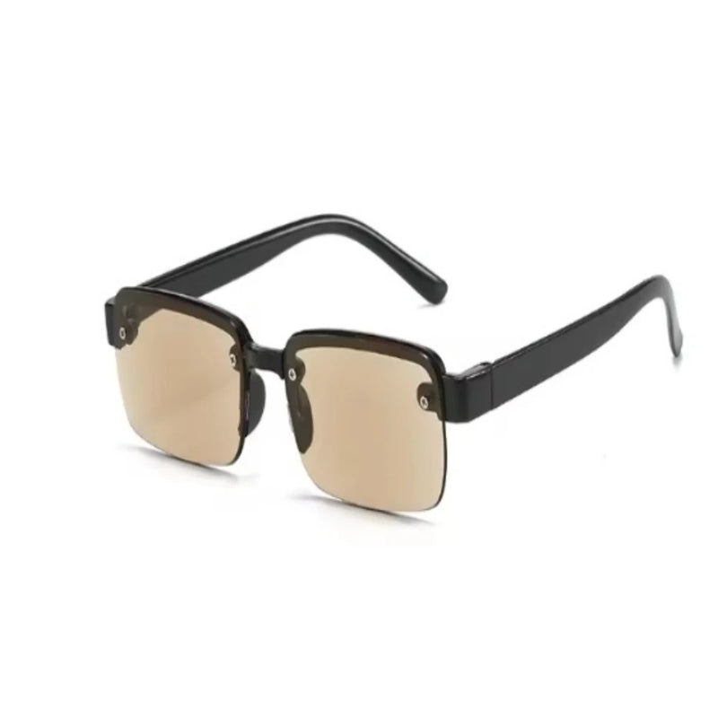 Gafas de Sol Café con Bloqueo de Luz Azul y Marco Duradero