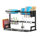 Organizador Seca Platos de 65cm en Acero Inoxidable y Aluminio