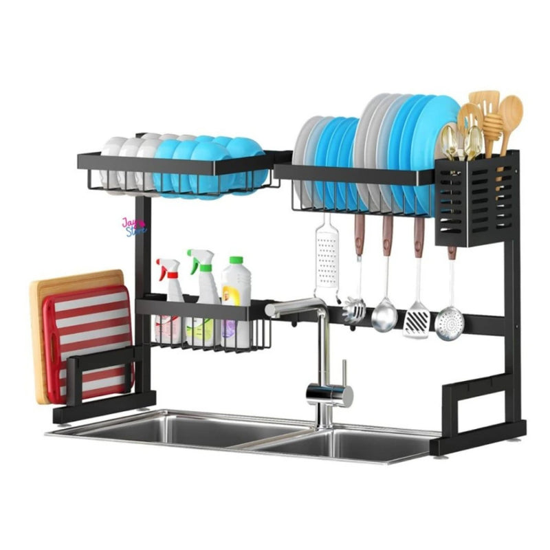 Organizador Seca Platos de 65cm en Acero Inoxidable y Aluminio